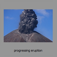 progressing eruption